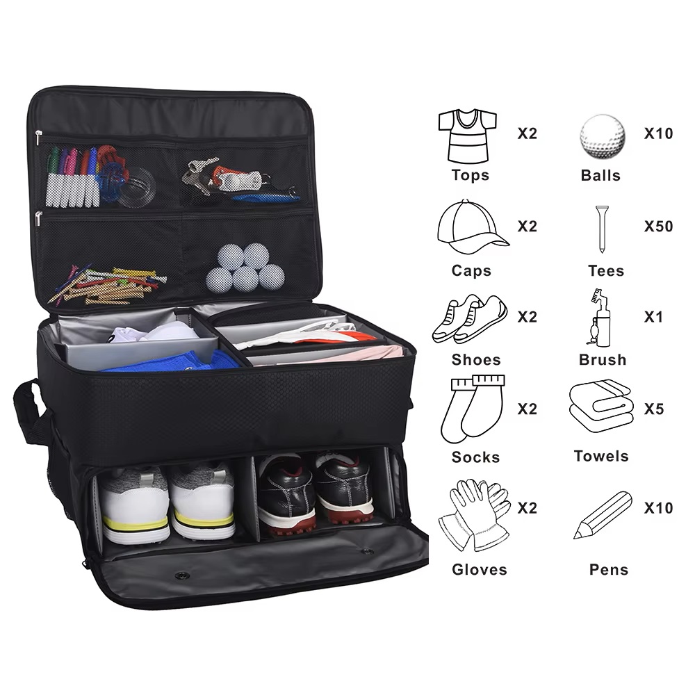 Golf Equipment Stores - Organizador de Maletero para Golf, Compartimento