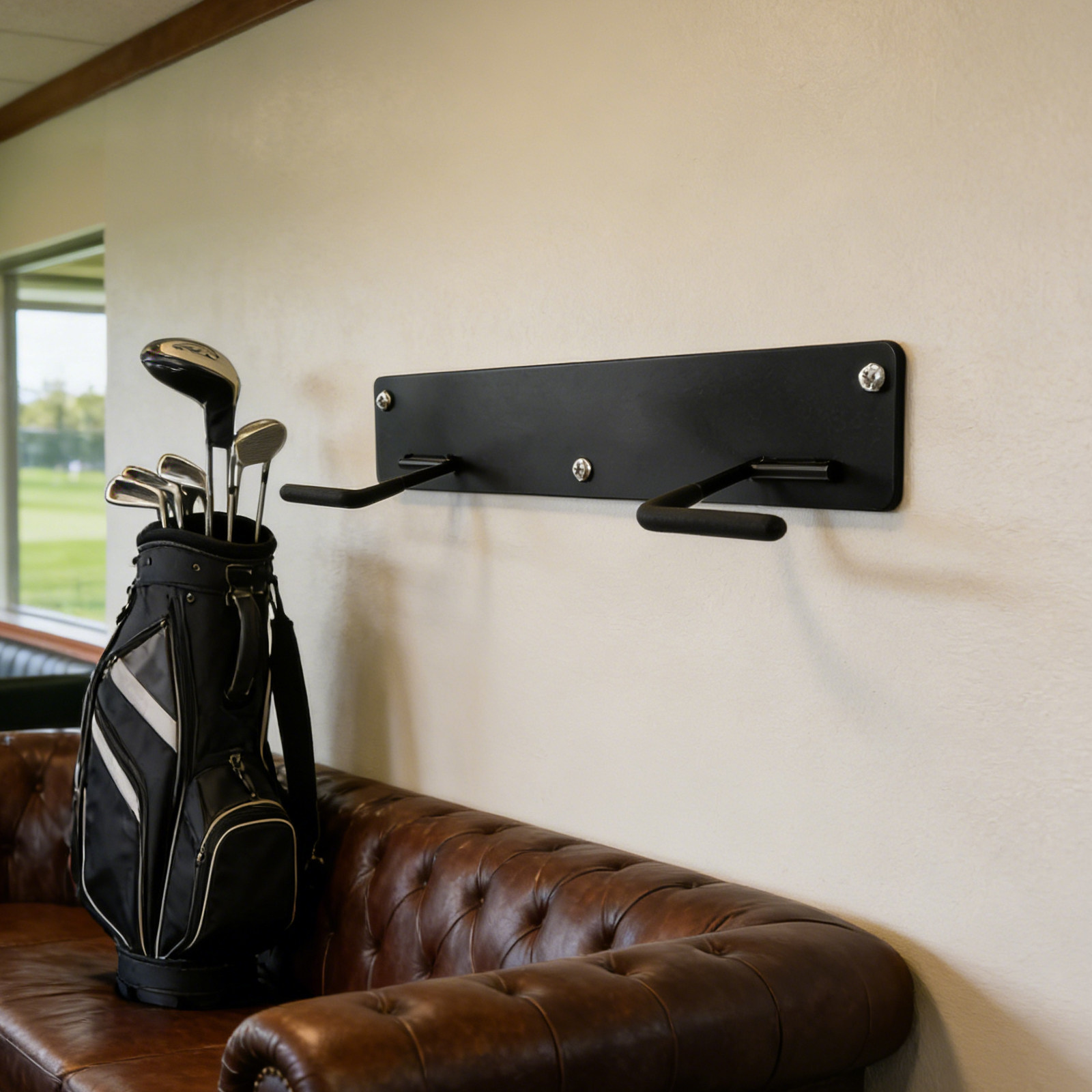 Estructura de almacenamiento p - Golf Equipment Garage Organizer reseña y precio
