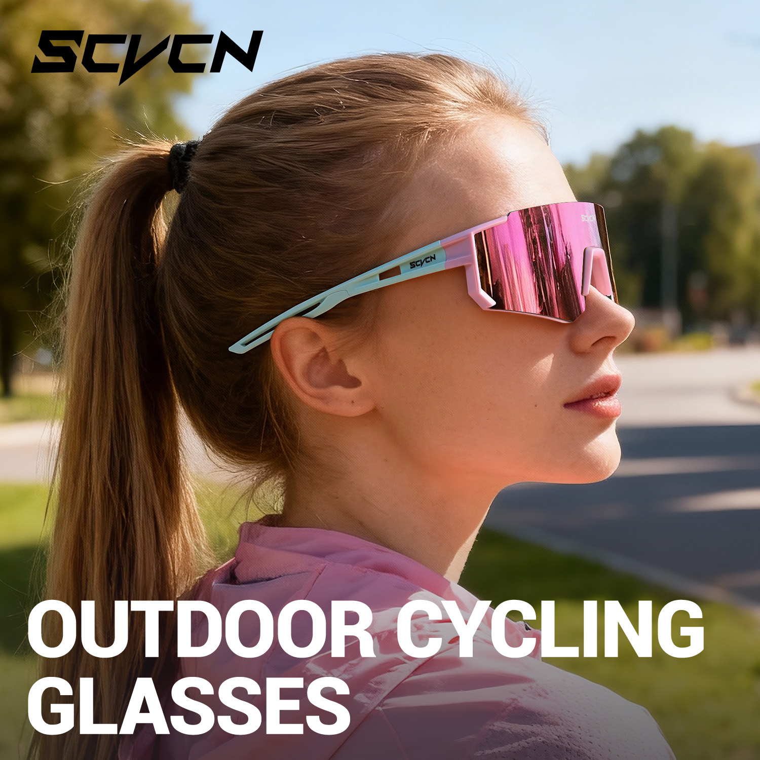 SCVCN, gafas de ciclismo rosas - Golf Equipment Photos reseña y precio