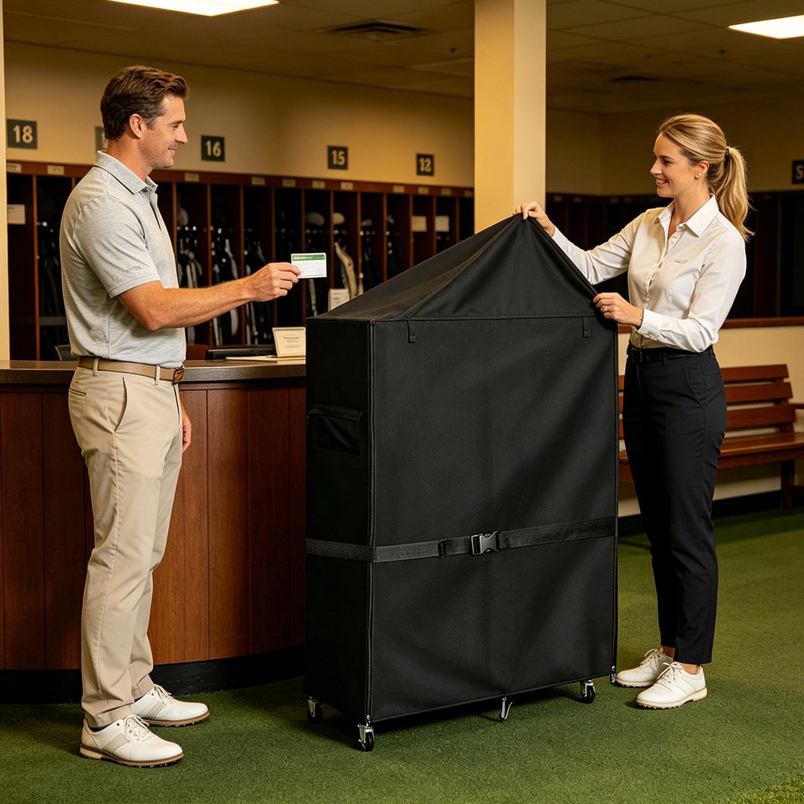 Funda protectora para estante  - Golf Equipment Garage Organizer reseña y precio