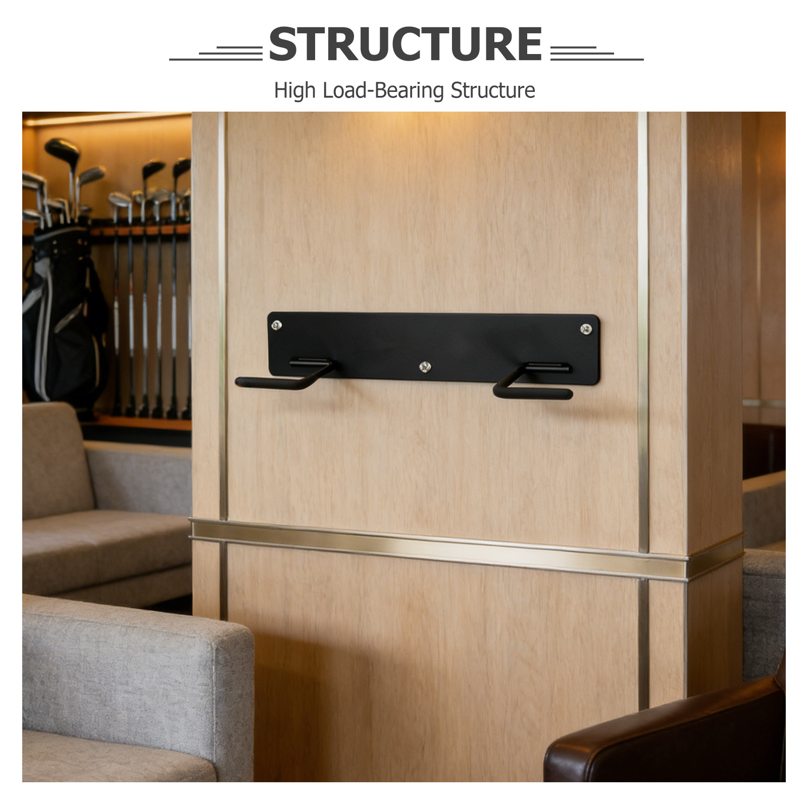 Estructura de almacenamiento p - Golf Equipment Garage Organizer reseña y precio