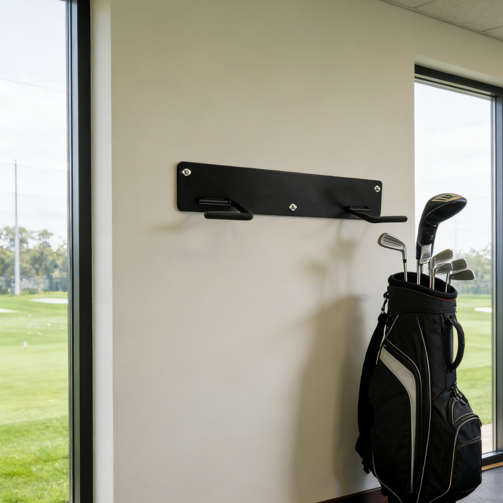 Estructura de almacenamiento p - Golf Equipment Garage Organizer reseña y precio