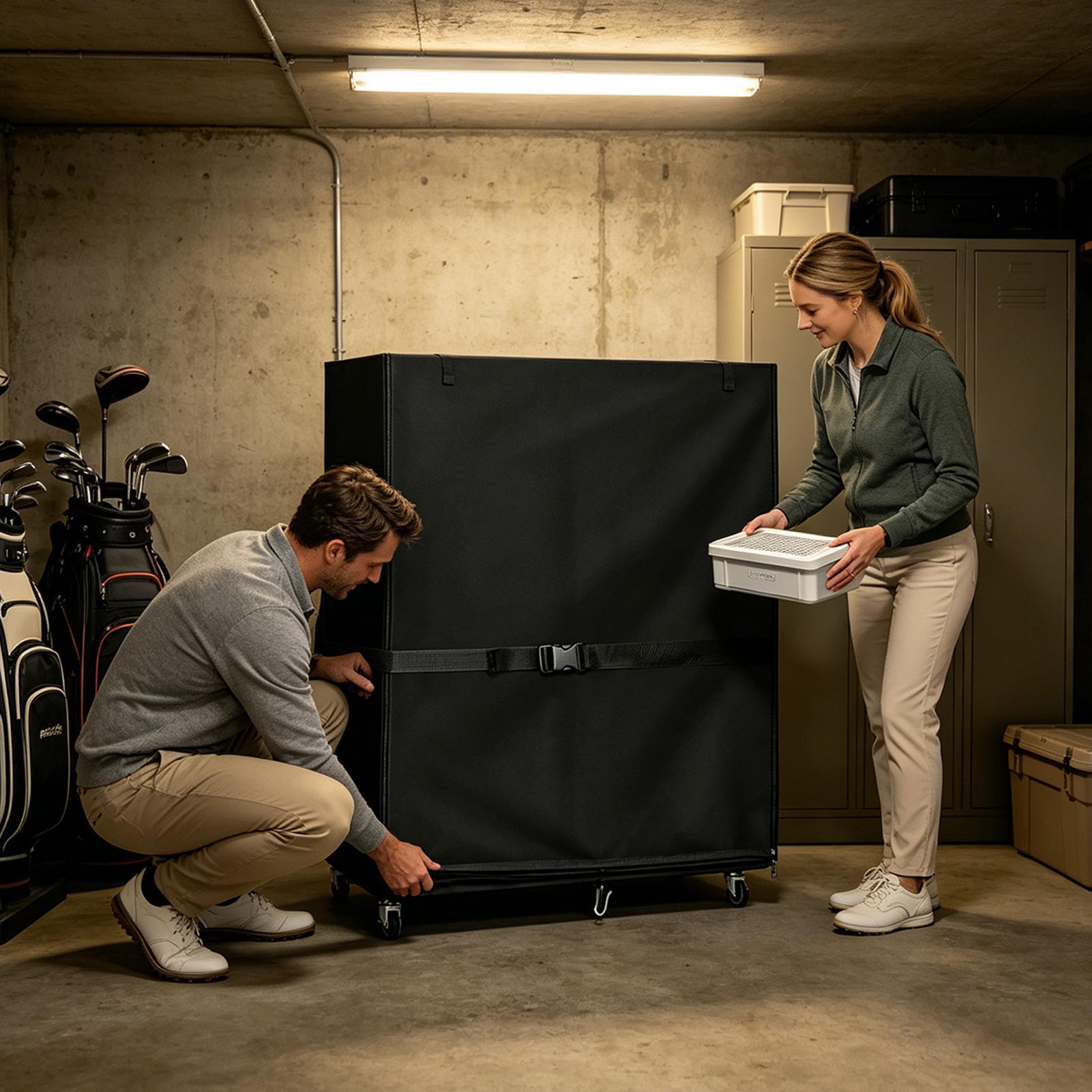 Fundas para soportes de bolsas - Golf Equipment Garage Organizer reseña y precio